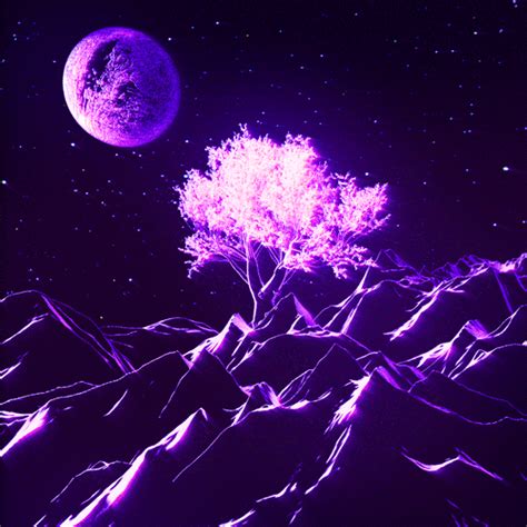 Gif abyss anime perfect blue. 'full-moon' #gif #animation #purple #violet | Anime ...