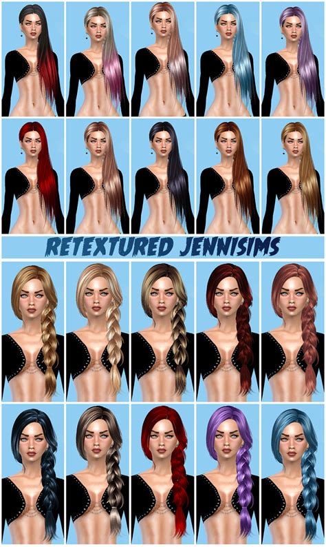 Jennisims Downloads Sims Newsea Beach Hair Retexture Sims Vrogue