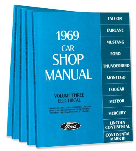 All Makes All Models Parts L Ford Lincoln Mercury Shop Manual Set Five