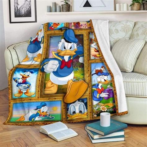 Donald Duck Blanket Disney Inspired Soft Cozy Comfy Throw Etsy