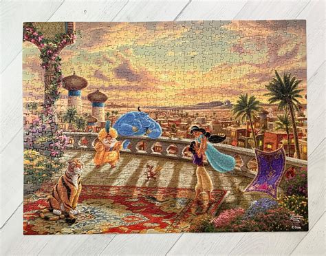 Thomas Kinkade Disney Aladdin Ceaco 750 Pieces Rjigsawpuzzles