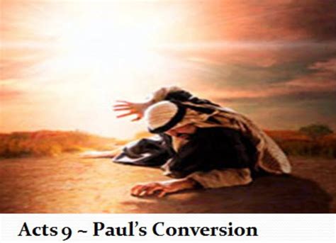 Acts 9 Pauls Conversion
