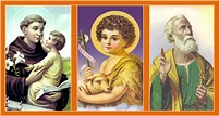 PARÓQUIA DIVINO ESPÍRITO SANTO: Os 3 santos mais populares do mês de Junho