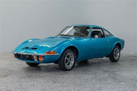 1973 Opel Gt 60431 Miles Blue Coupe 1900cc 4 Spd Manual Classic Opel