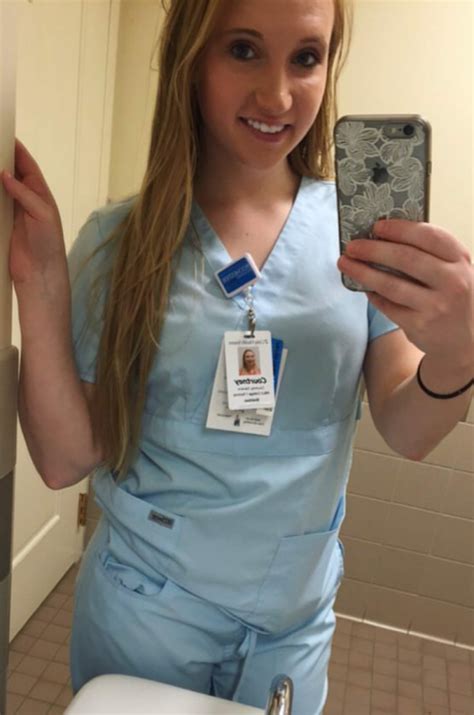 Nurse In Scrubs Selfie Tumblr Hot Sex Picture