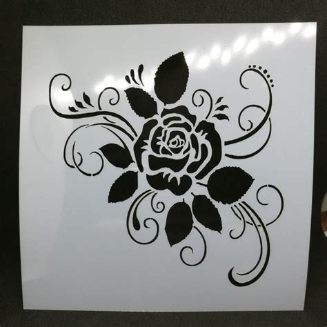 Flower Layering Stencils For Diy Scrapbookphoto Album Decorative