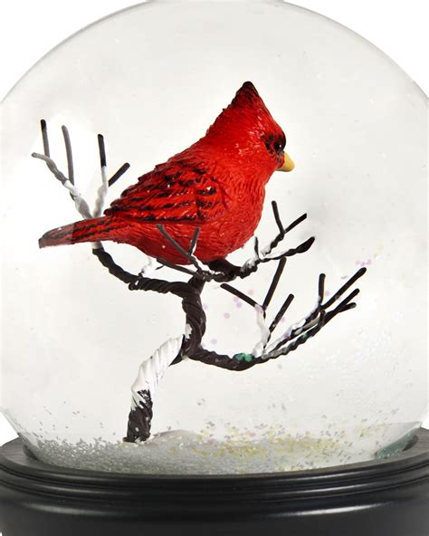 Musical Cardinal Snow Globe Balsam Hill Christmas Snow Globes Snow