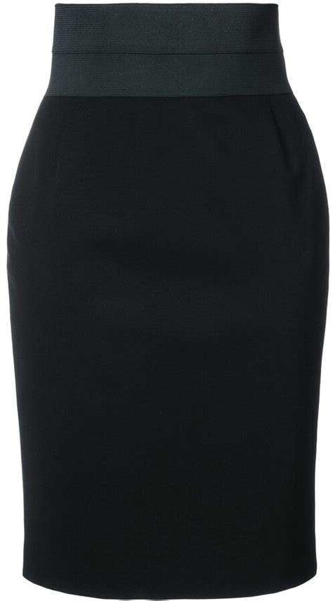 Akris Punto Fitted High Waist Pencil Skirt Shopstyle
