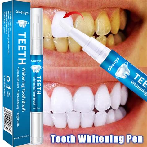 Teeth Whitening Essence Pen Remove Plaque Stains Oral Hygiene Clean Gel