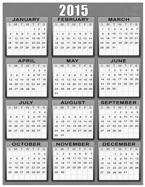 Calendar 2015 Printable New Calendar Template Site