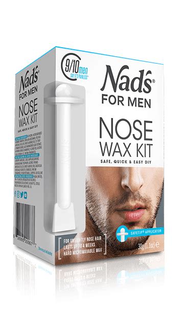 The company's matte finish sponge wax offers the. Nad's Hair Removal Nose Wax for Men | Nad's for Men