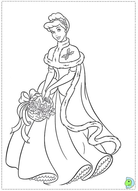 Printable frozen elsa disney princess christmas coloring page. Christmas Disney Princess Coloring page- DinoKids.org