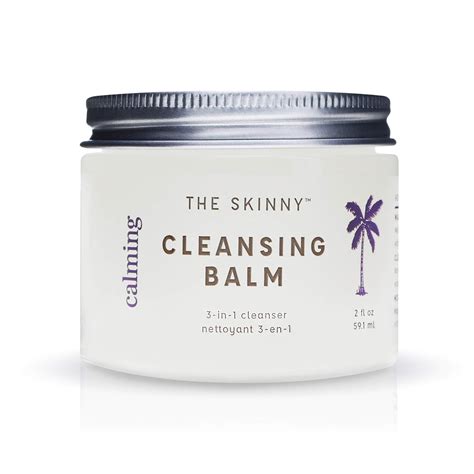 skinny and co cleansing balm and makeup remover 2 oz calming beauty and personal care