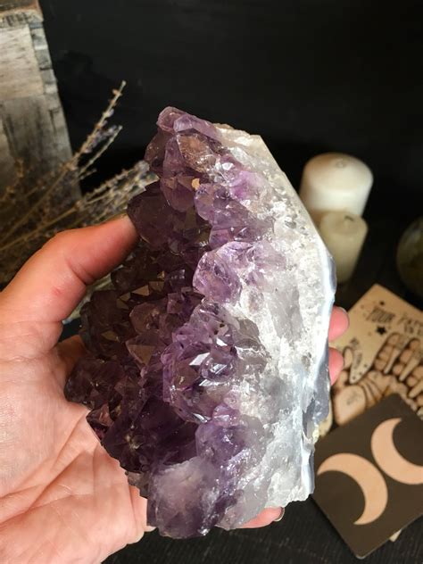 Raw Amethyst Cluster Standing Amethyst Cluster Purple Crystal