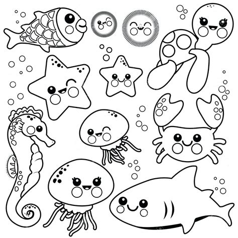 Coloring Pages Animal Coloring Pages For Kids Printable Free Oceaning