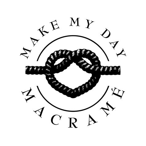 Logo Design Make My Day Macramé On Behance