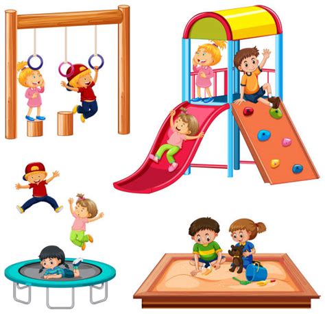 Clip Art Of A Jungle Gym Slide Illustrations Royalty Free Vector