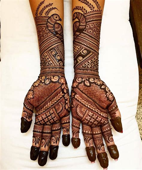 Bridal Mehndi Designs For Full Hands Front And Back