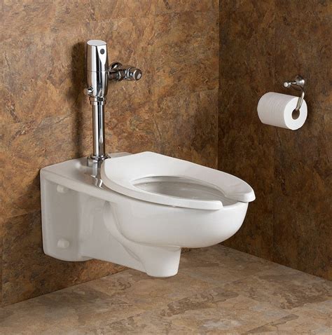 American Standard Elongated Wall Flush Valve Toilet Bowl 128 To 1