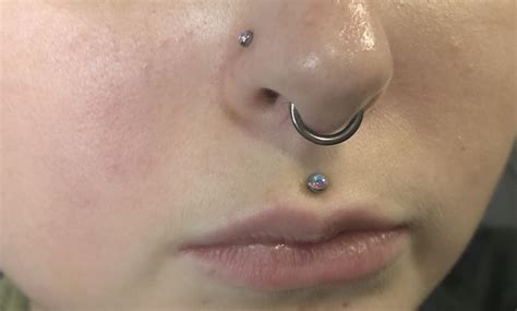 Got My Septum Today To Complete My Face Setup Plus My Nostril On The