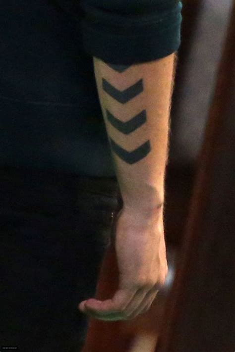Pretty slim arrow wrist tattoo. Forearm Arrows Tattoo