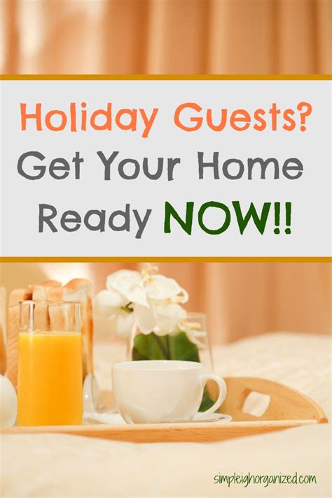 Prepare Your Home For Holiday Guests • Simpleigh Organized