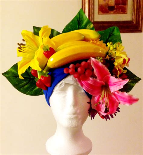 carmen miranda chiquita banana headdress fruit costumes crazy hats tropical party