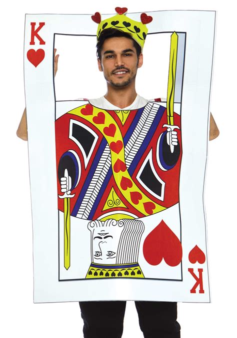 The king is a playing card with a picture of a king displayed on it. Card King