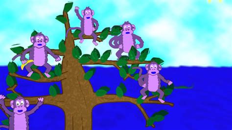 The Ghost Scrïpt Five Lïttle Monkeys Swïngïng In A Tree Nursery