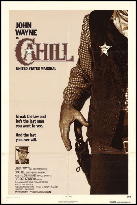 Cahill U S Marshal 1973 John Wayne John Wayne Movies United States Marshal