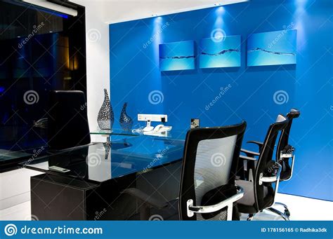 Modern Manager Office Interior Stock Image Image Of House Floor
