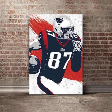 New England Patriots Wall Art New England Patriots Canvas