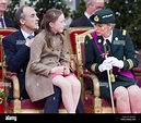 Prinz Lorenz, Prinzessin Laetitia Maria und Prinzessin Astrid von Belgien besuchen die ...