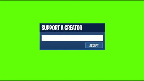 Support A Creator Green Screen Youtube