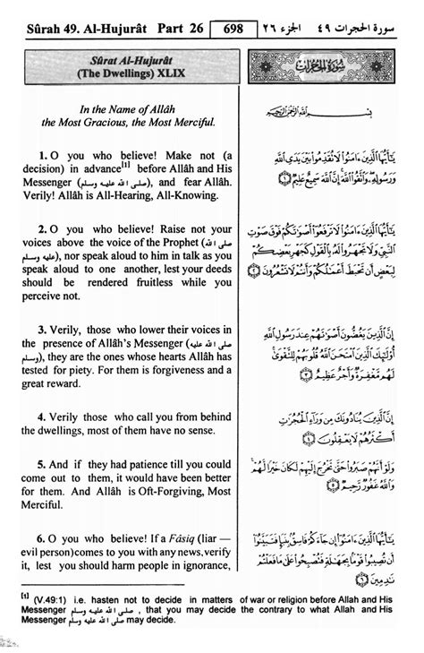 Yuk Lihat Surah Hujurat Explanation Aaban Murottal Quran