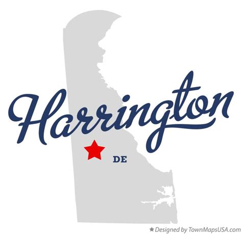 Map Of Harrington De Delaware