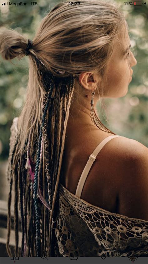 Pin By Shine Soul On Foksas Dreads Synthetic Dreads Hippie Hair Boho Hair Wrap Hair Wraps