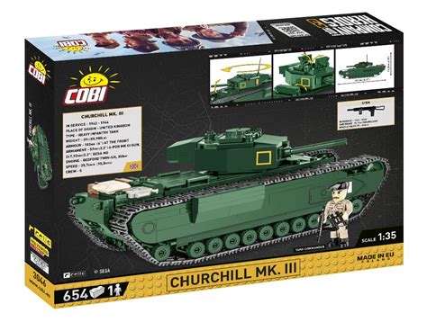 Cobi Company Of Heroes 3 Churchill Mkiii Tank Set 3046 — Buildcobi