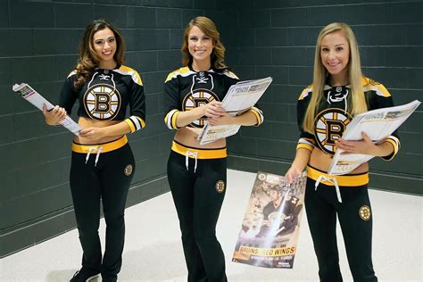 Boston Bruins Ice Girls Ice Girls Bruins Boston Bruins