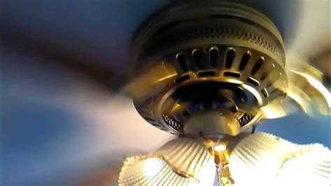 52 Polished Brass Encon Casanova Supreme Ceiling Fan Youtube