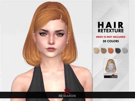 The Sims Resource Leahlillith`s Bella Hair Retextured By Remaron