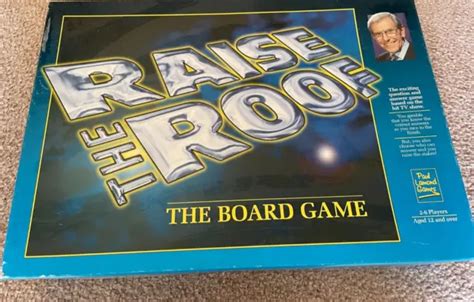 Raise The Roof Board Game Paul Lamond Games 1995 627 Picclick
