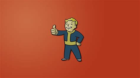 Gesturing Smiling Fallout Front View Vault Boy Looking Up