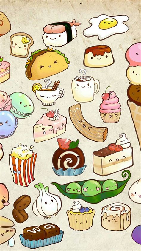 Cute Kawaii Food Wallpapers Top Free Cute Kawaii Food Backgrounds
