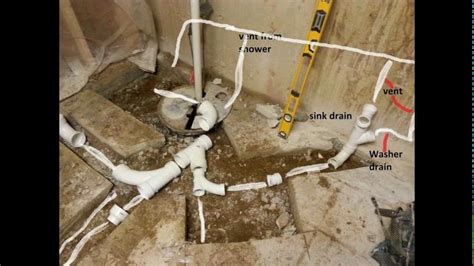Basement Bathroom Plumbing Design Youtube
