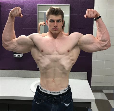 Built By Tallsteve Double Front Biceps Pose