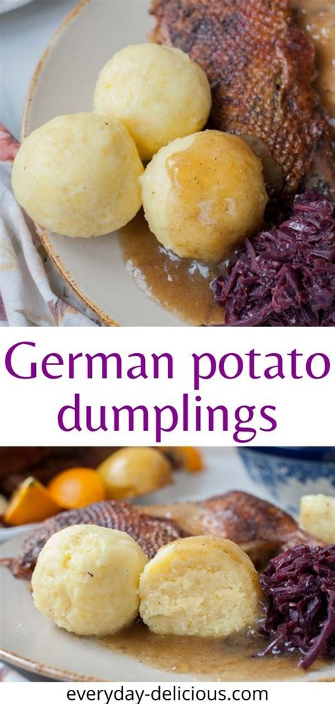 These German Austrian Potato Dumplings Are Fluffy Balls Made With