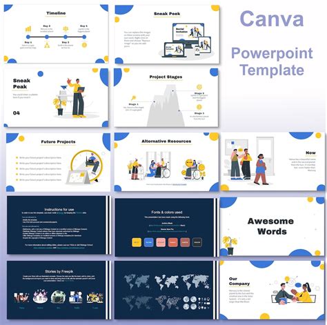 Canva Free Ppt Template Bank2home Com
