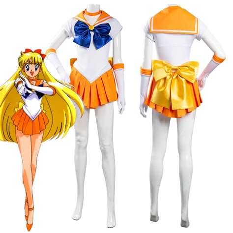 Sailor Moon Minako Aino Uniform Dress Outfits Halloween Carnival Suit Cosplay Costume Cosplay