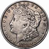 Silver Value Morgan Dollars 1921